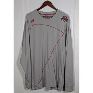 Nike Elite Team Mens XL LeBron James Long Sleeve Shirt Ohio State Buckeyes OSU
